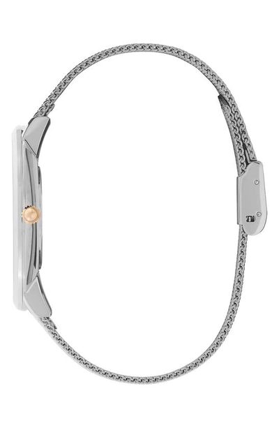 Shop Olivia Burton Celestial Mesh Strap Watch, 40mm In Silver