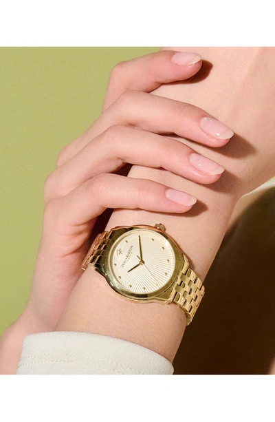 Olivia Burton Women's Celestial Starlight Ion Plated Gold-tone Steel Watch 36mm In Gold