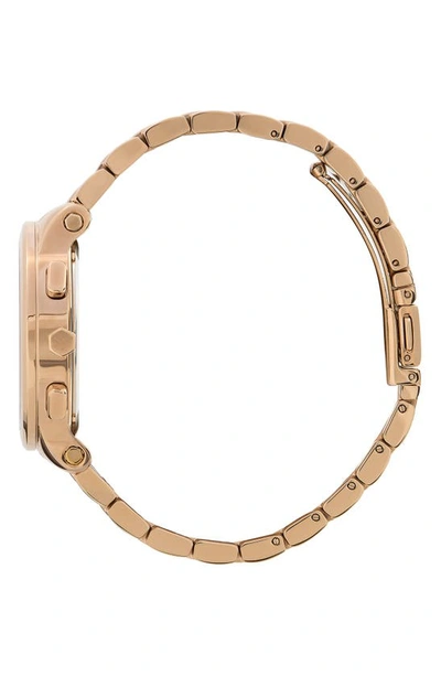 Olivia Burton Women's Sports Luxe Ion Plated Carnation Gold-tone Steel Watch 38mm In Rose Gold/ Gold