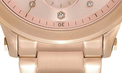 Shop Olivia Burton Sports Luxe Bracelet Watch, 38mm In Rose Gold/ Gold
