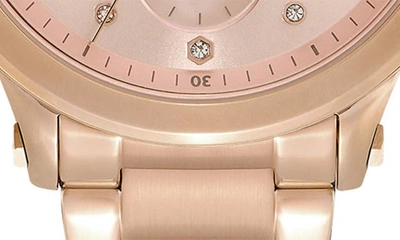 Olivia Burton Women's Sports Luxe Ion Plated Carnation Gold-tone Steel Watch 38mm In Rose Gold/ Gold