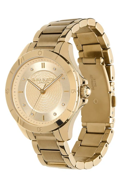 Shop Olivia Burton Sports Luxe Bracelet Watch, 36mm In Gold