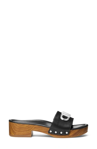 Shop Michael Michael Kors Parker Slide Sandal In Black