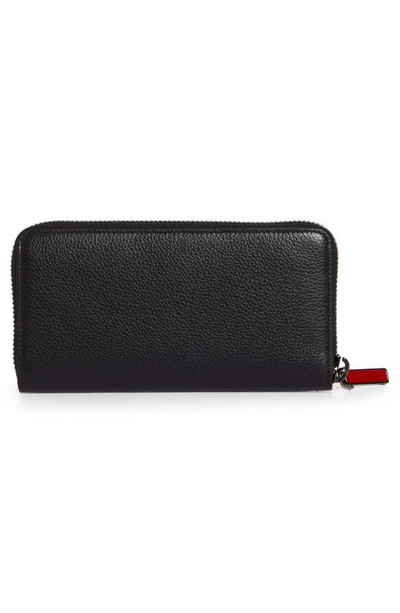 Christian Louboutin Panettone CL Monogram Wallet in White-Black/Black