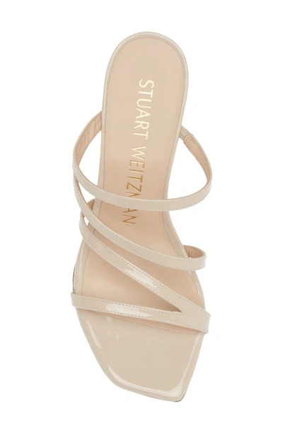 Shop Stuart Weitzman Strapeze 85 Wedge Sandal In Dune