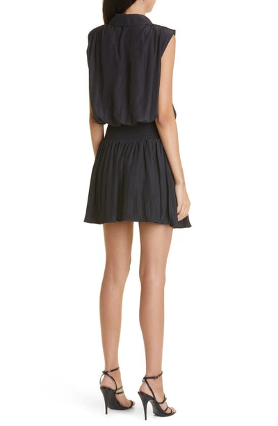 Shop Ramy Brook Peyton Sleeveless A-line Dress In Black