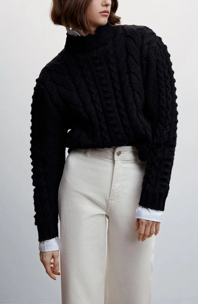 Mango Jeans Culotte High Waist Off White In Off White