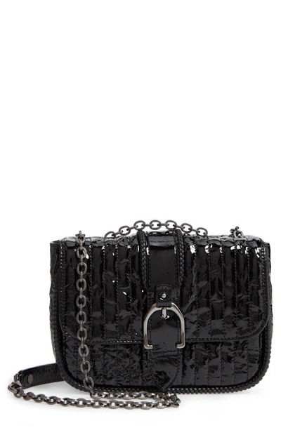 Longchamp Amazone Vernis Leather Crossbody Bag In Black | ModeSens