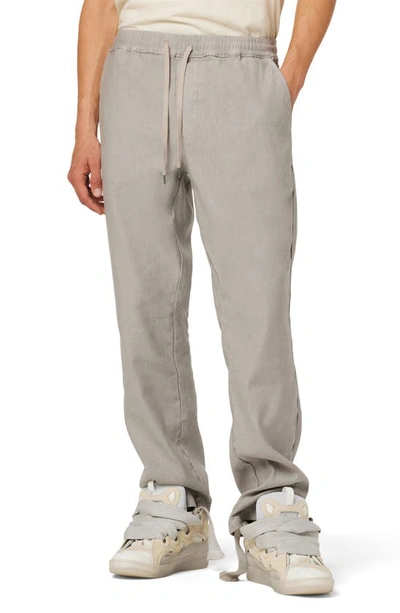 Shop Hudson Linen Blend Trousers In Cement