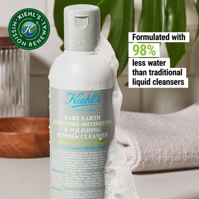 Shop Kiehl's Since 1851 Rare Earth Deep Pore-minimizing And Polishing Powder Cleanser In Default Title