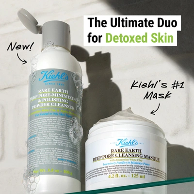 Kiehl's Since 1851 Rare Earth Deep Pore-minimizing & Polishing Powder Cleanser 3.5 oz / 100 G In Default Title