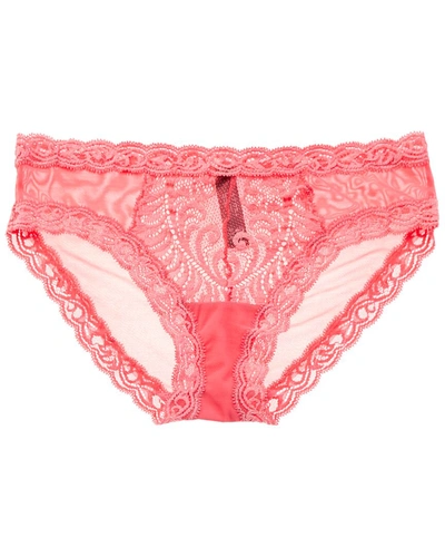 Shop Natori Feathers Hipster In Pink