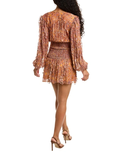 Shop Rococo Sand Lar Mini Dress In Brown