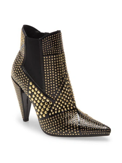Shop Jeffrey Campbell Women's Gorgeous Studded Boot In Black/gold