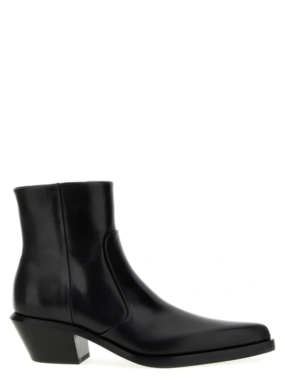 Shop Off-white Slim Texan Boots, Ankle Boots Black