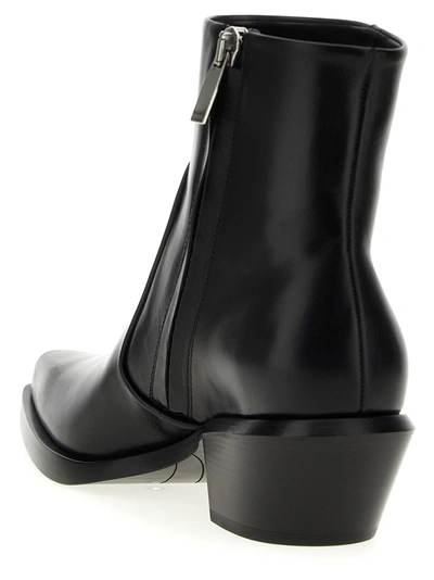 Shop Off-white Slim Texan Boots, Ankle Boots Black