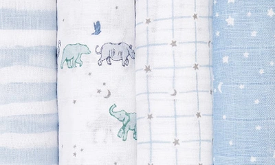 Shop Aden + Anais 4-pack Classic Swaddling Cloths In Rising Star