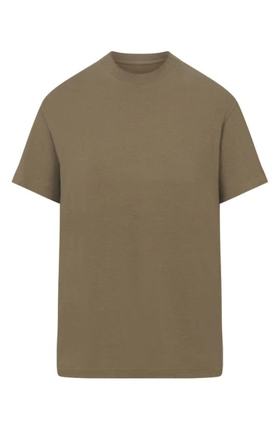 Skims Boyfriend T-shirt In Army