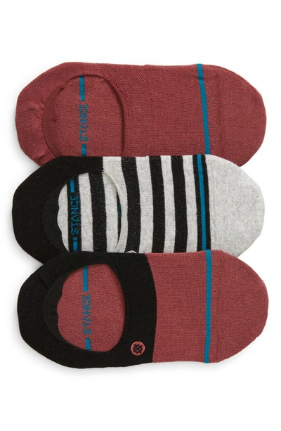 Shop Stance Absolute Assorted 3-pack No-show Socks In Rebel Rose