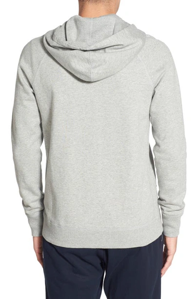 Shop Reigning Champ Midweight Terry Full-zip Hoodie In Heather Grey