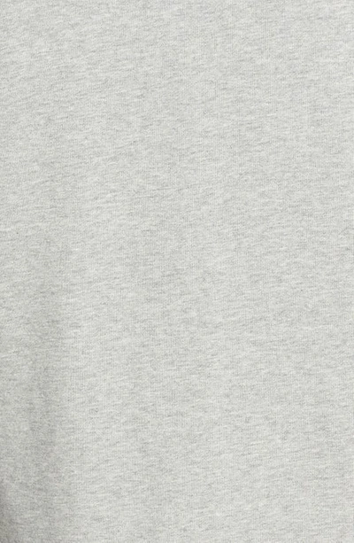 Reigning Champ Midweight Terry Full Zip Hoodie In Heather Grey