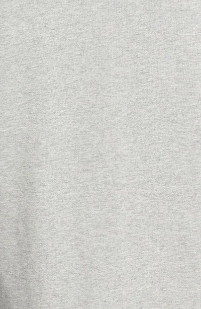 Reigning Champ Midweight Terry Full Zip Hoodie In Heather Grey