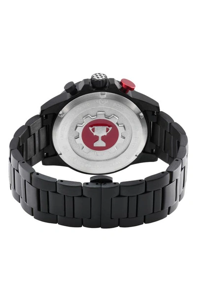 Shop Gv2 Scuderia Swiss Chronograph Bracelet Watch, 45mm In Black