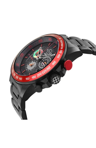 Shop Gv2 Scuderia Swiss Chronograph Bracelet Watch, 45mm In Black