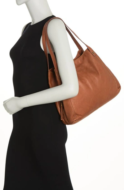 American Leather Co. Liberty Shopper Bag In Brandy