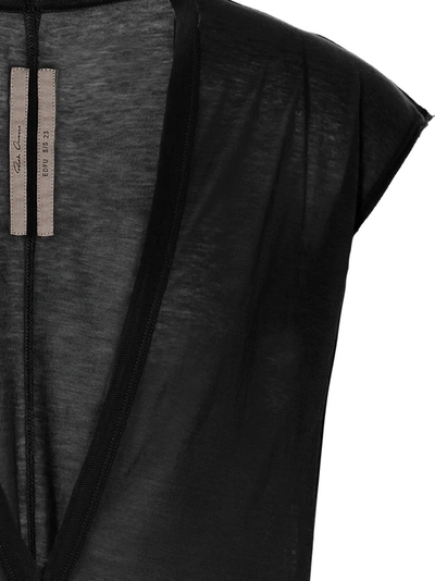 Shop Rick Owens 'midi'' T-shirt In Black