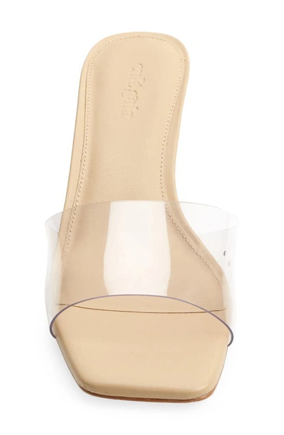 Shop Cult Gaia Tyra Sculpted Heel Slide Sandal In Clear