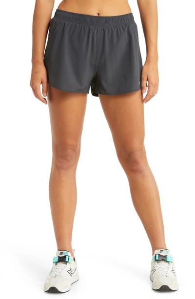 Shop Alo Yoga Stride Shorts In Anthracite