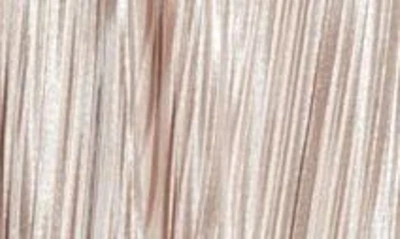 Shop Eliza J Metallic Stripe Sleeveless Gown In Blush
