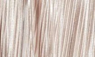 Eliza J Metallic Stripe Sleeveless Gown In Blush