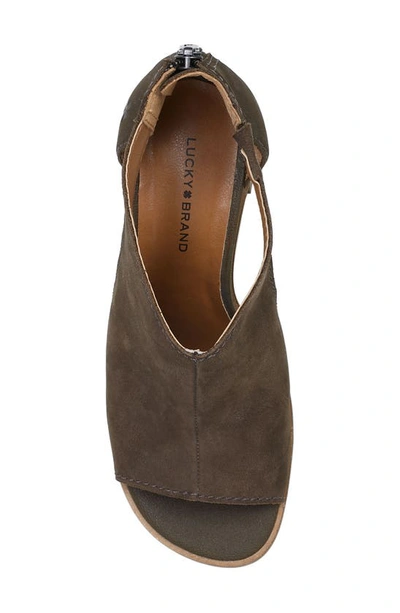 Lucky Brand Saimy Block Heel Sandal In Carafe