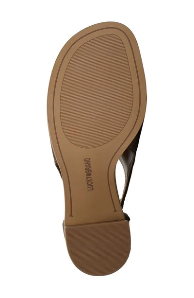 Lucky Brand Saimy Block Heel Sandal In Carafe