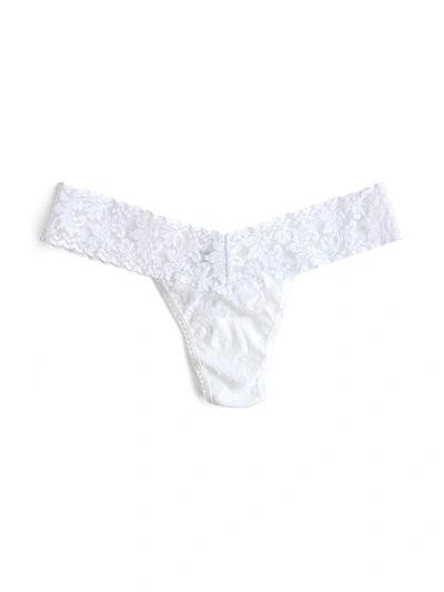 Shop Hanky Panky Signature Lace Low Rise Thong White