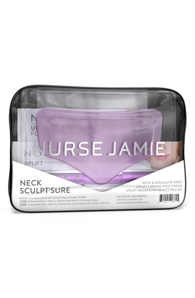Shop Nurse Jamie Uplift Neck Sculpt'sure Set $166 Value, 2 oz In Purple/ White/ Black