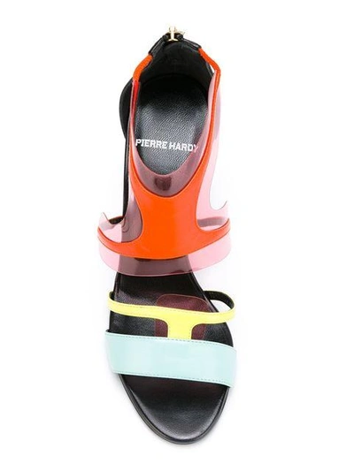 Shop Pierre Hardy 'shades' Sandals In Multicolour
