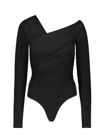 Shop Goldsign Fonteyn Bodysuit In Black