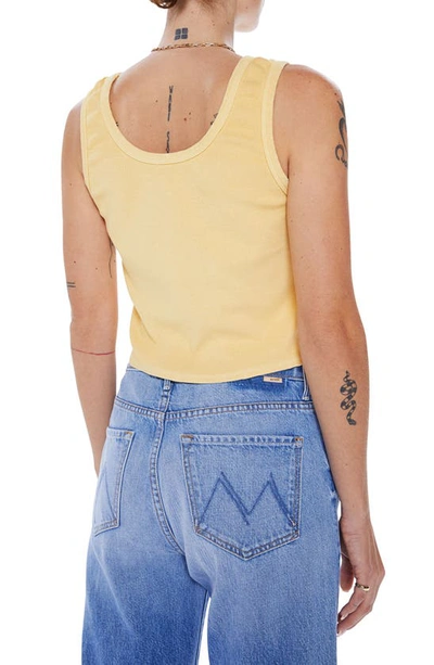 Shop Mother The Yippie Crop Tank In Rom - Romaine Calm