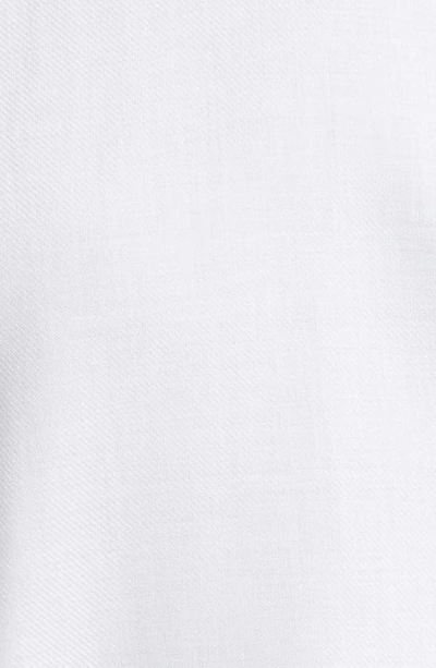 Shop Zegna Cashco Cotton & Cashmere Button-up Shirt In White