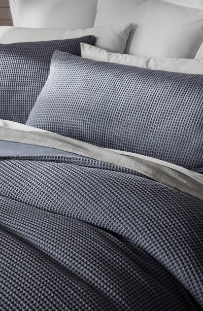 Boll & Branch Organic Waffle Duvet Set In Mineral