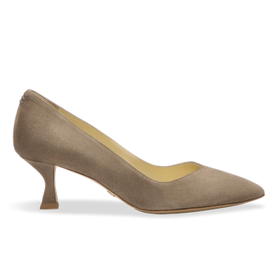 Shop Sarah Flint Perfect Kitten Pump 50 In Brown