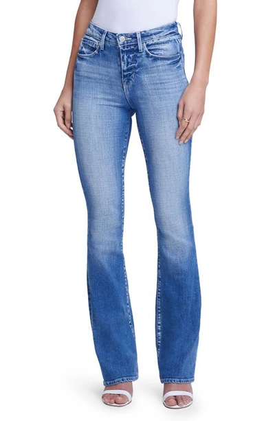 Shop L Agence Selma High Waist Sleek Baby Bootcut Jeans In Balboa