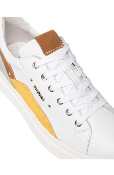 Shop Nerogiardini Retro Colorblock Sneaker In White Multi