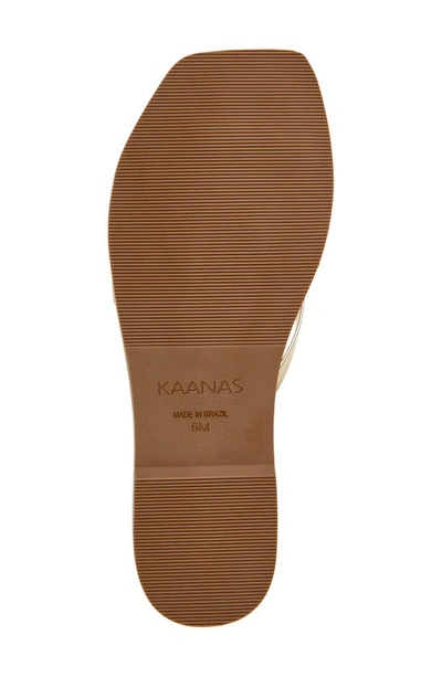 Shop Kaanas Makian Sandal In Gold
