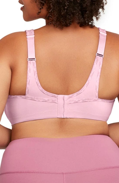 Shop Glamorise No-bounce Camisole Sports Bra In Parfait Pink