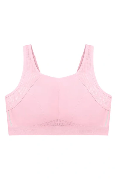 Shop Glamorise No-bounce Camisole Sports Bra In Parfait Pink