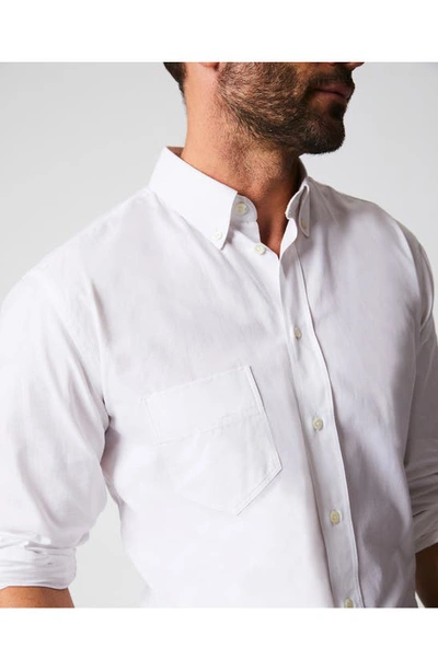 Billy Reid Arnie Button-down Oxford Shirt In White